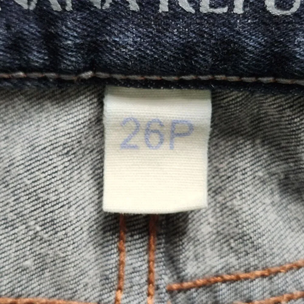 Banana Republic Jeans Womens 26P Dark Wash Skinny Stretch Denim Classic Fit‎